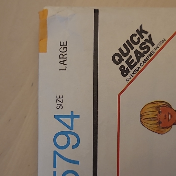 1977 Vintage Carefree Patterns from McCalls 5794 Boys/Teens Robe/Pajamas - Picture 3 of 7